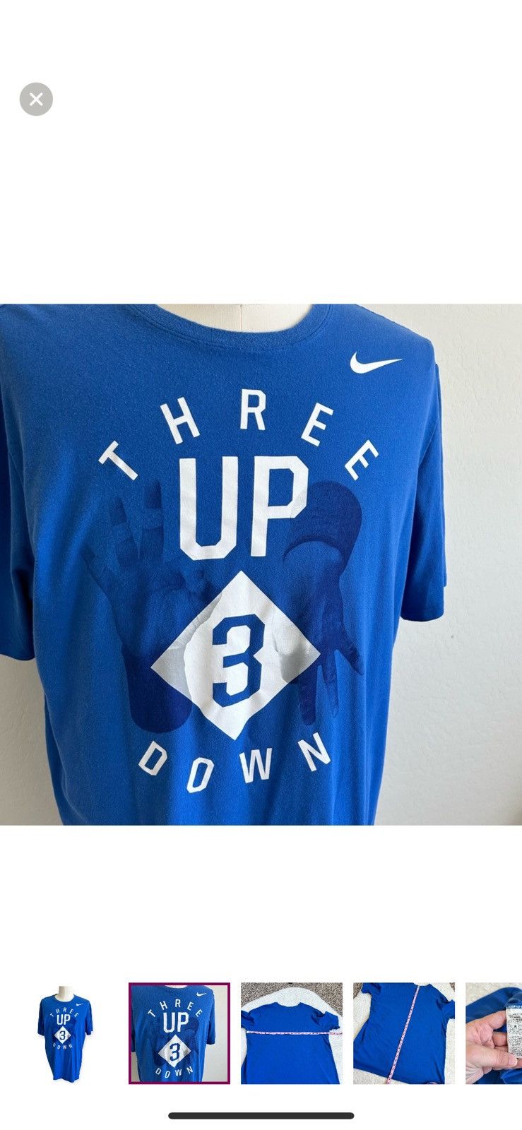 Nike Nike xl baseball graphic tee Size US XL / EU 56 / 4 - 2 Thumbnail