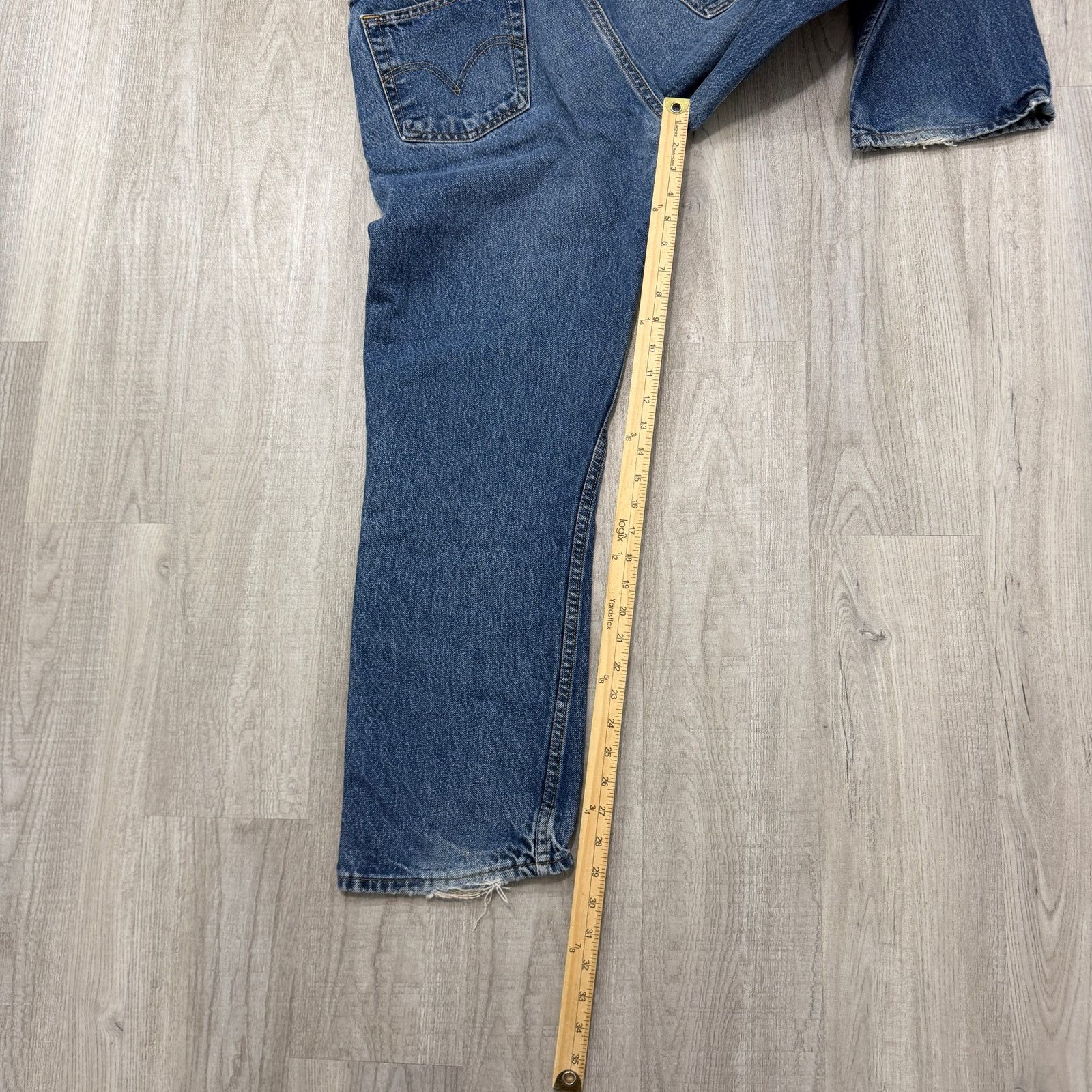 Levi's Vintage Levis 505 Jeans Mens 36x30 Blue Denim Regular y2k Size US 36 / EU 52 - 10 Thumbnail