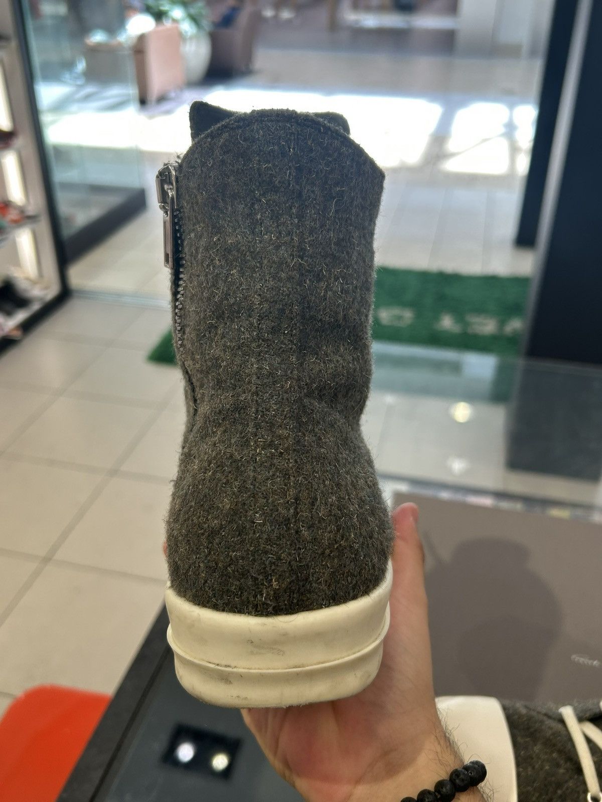Rick Owens Rick owens green bosco high top Size US 12 / EU 45 - 8 Thumbnail