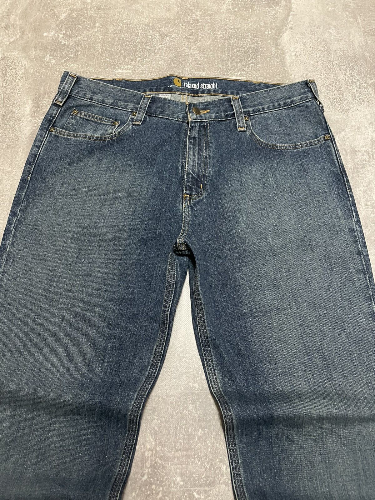 Carhartt × Vintage Vintage Carhartt Denim Relaxed Jeans 36/34 Size US 36 / EU 52 - 8 Thumbnail