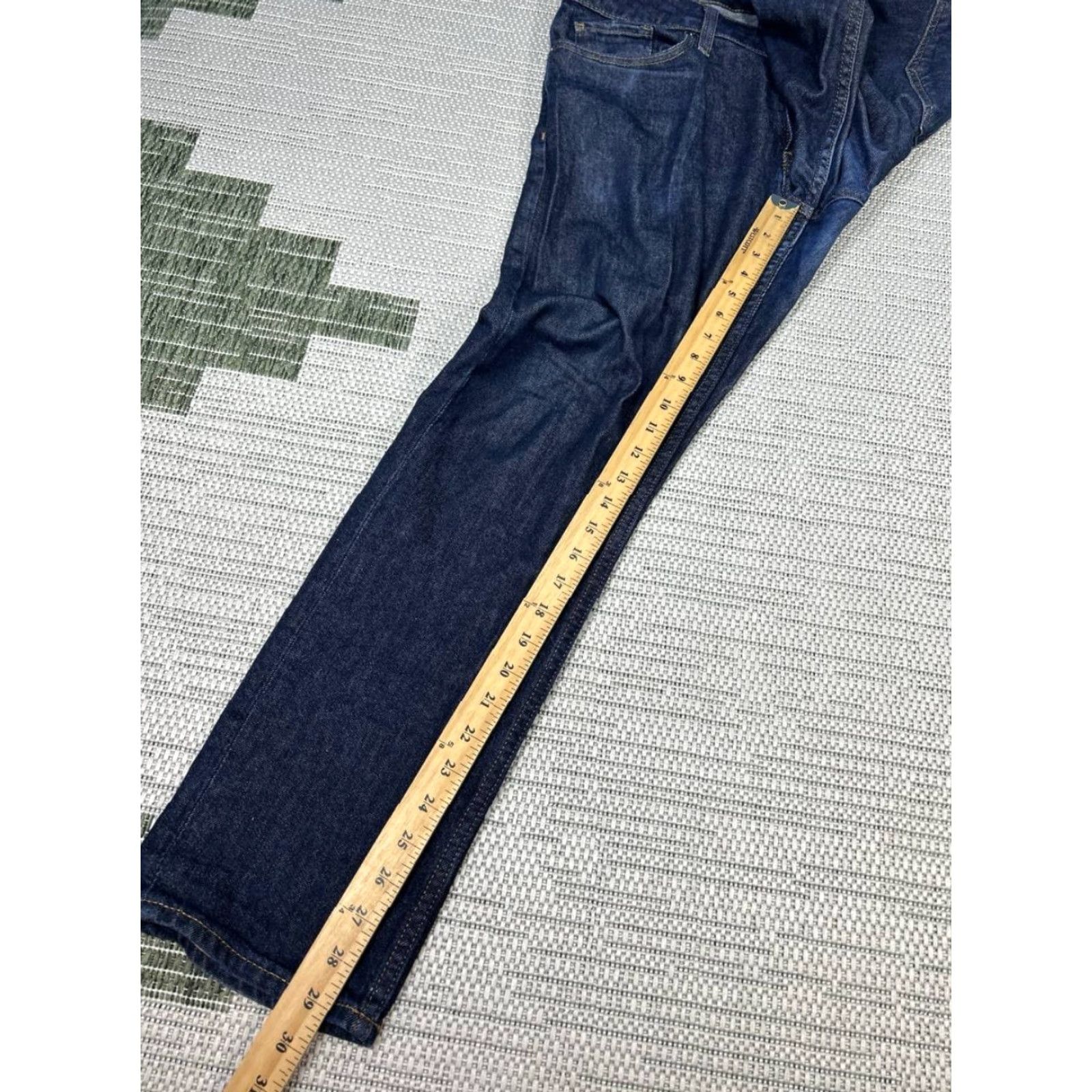 Bonobos Bonobos Jeans Mens 33 Dark Wash Denim Slim Fit 33x29 Jeans Mens Slim Bonobos Size US 33 - 3 Thumbnail