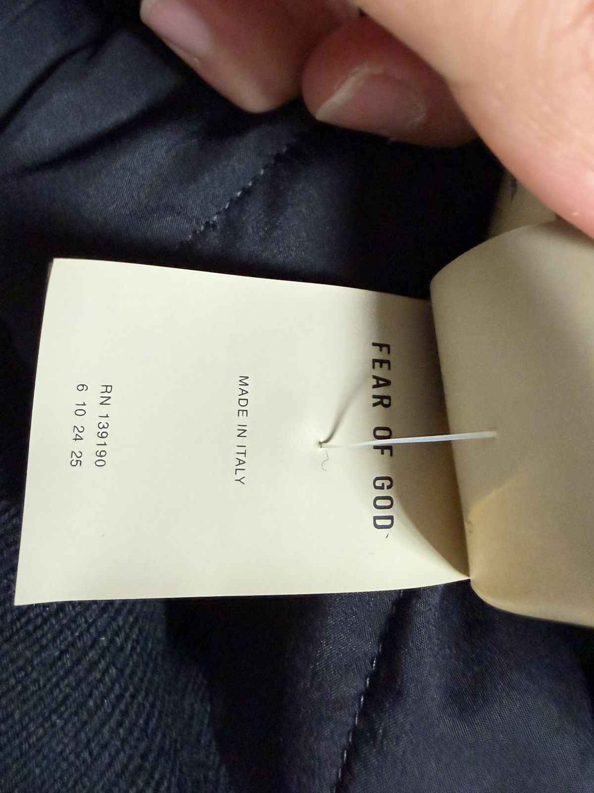 Fear of God Fear of god 8th Striped Full-Grain Leather Bomber Jacket Size US M / EU 48-50 / 2 - 6 Thumbnail