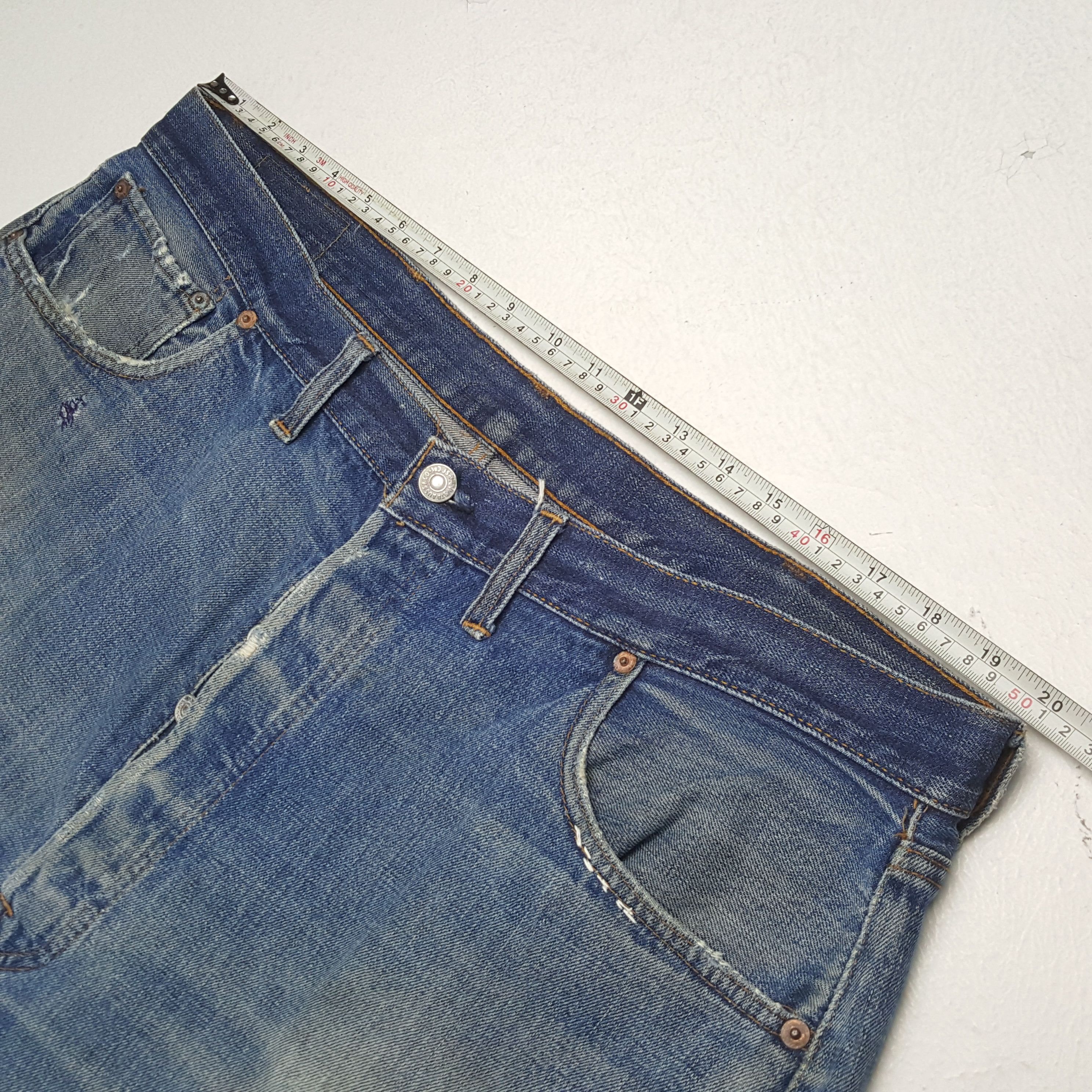 Levi's × Vintage LEVI'S Streetwear Style Short Distressed Jeans Size US 40 / EU 56 - 5 Thumbnail