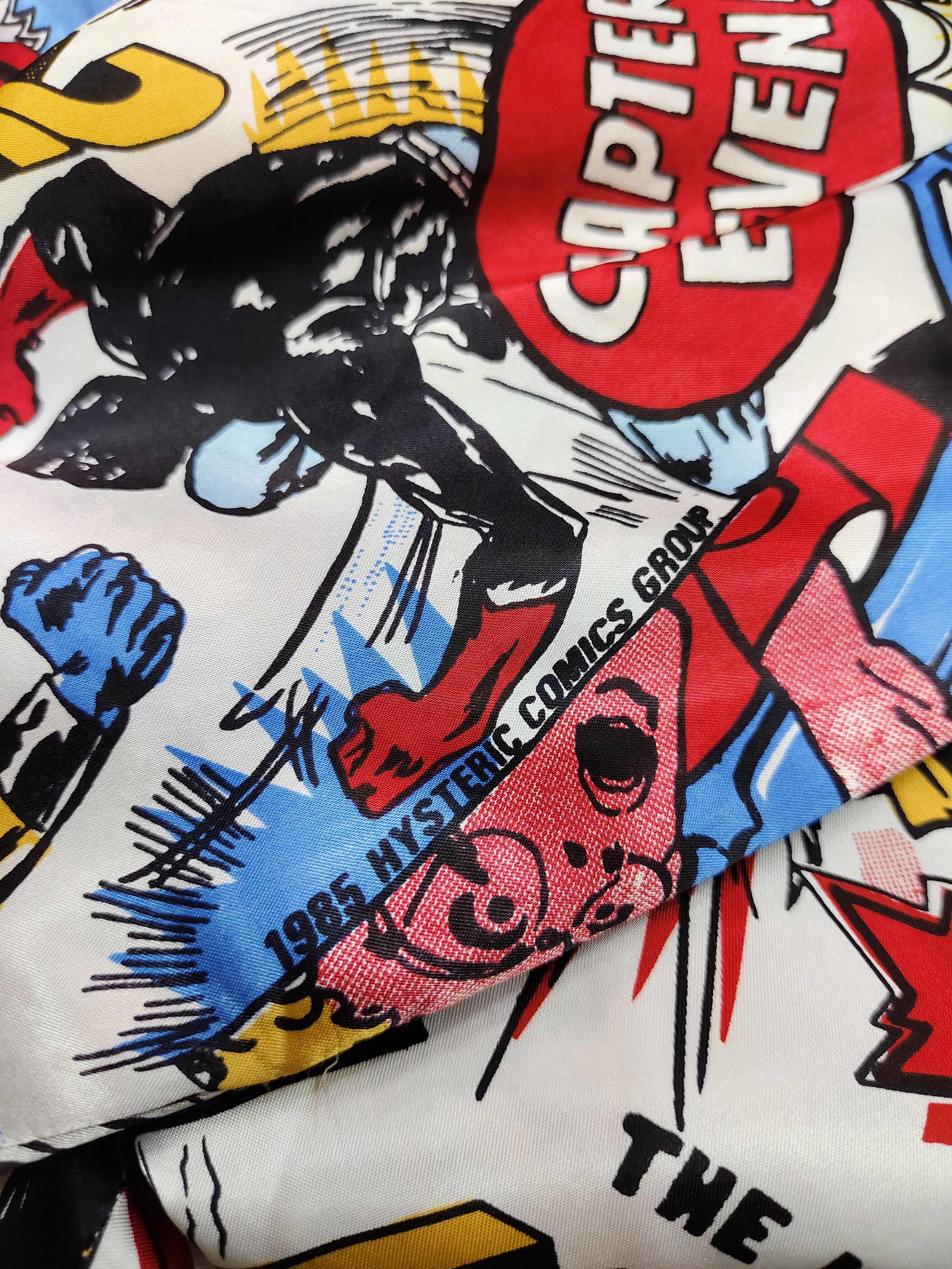 Hysteric Glamour 90s Hysteric Glamour💥 Archive Comics Group Silk Pants Size 28" / US 6 / IT 42 - 6 Thumbnail