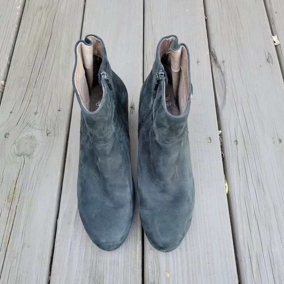 Dansko Dansko Hartley Black Nubuck Suede Leather Buckle Heeled Ankl Size US 10.5 / IT 40.5 - 5 Thumbnail