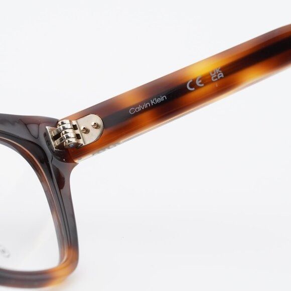 Calvin Klein Calvin Klein CK23512 240 Eyeglasses Havana 52mm Cat Eye Fram Size ONE SIZE - 3 Thumbnail