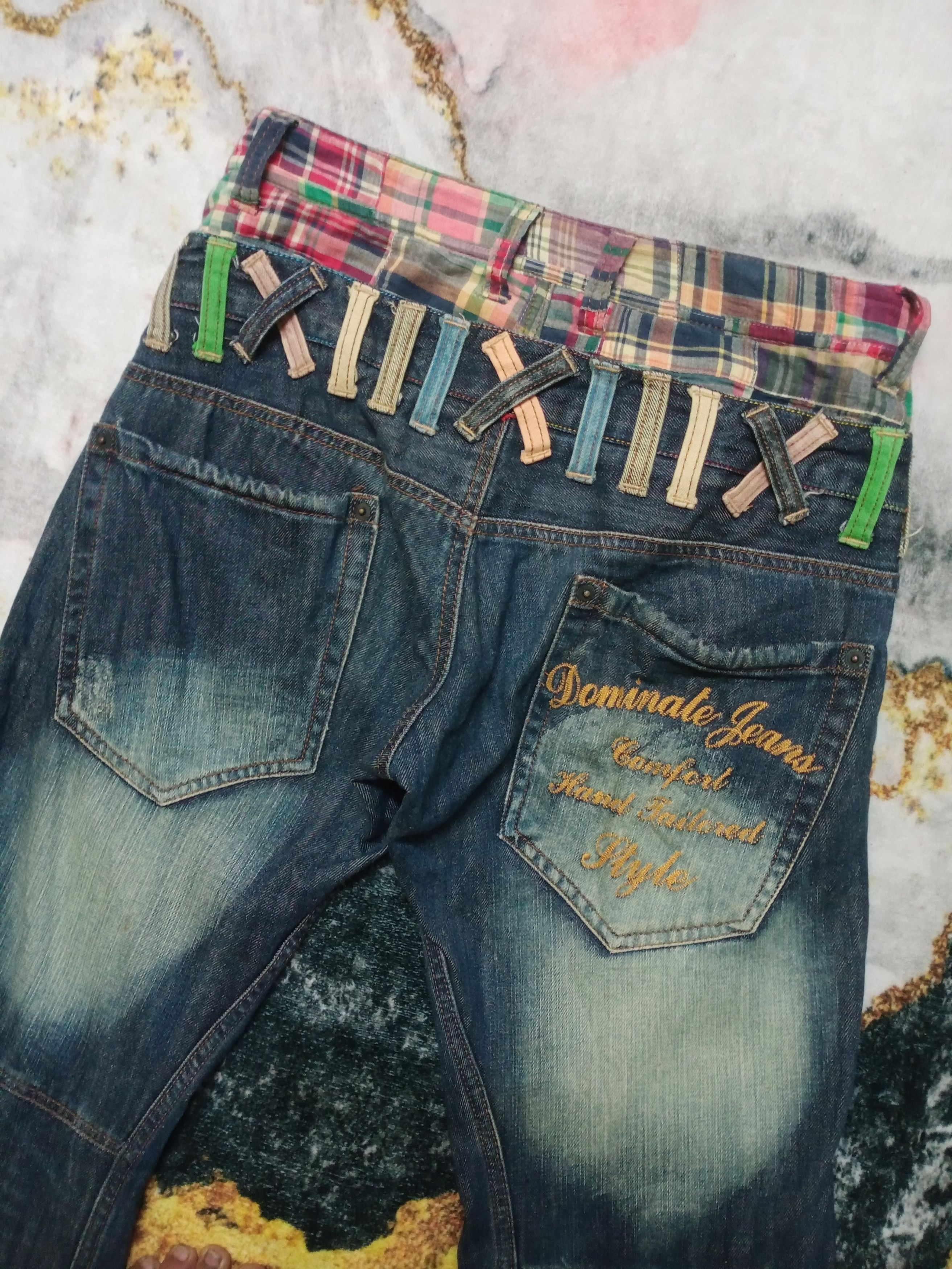 Hysteric Glamour Dominate Handcrafted Jeans Must Double Waist Denim Pants Size US 30 / EU 46 - 7 Thumbnail