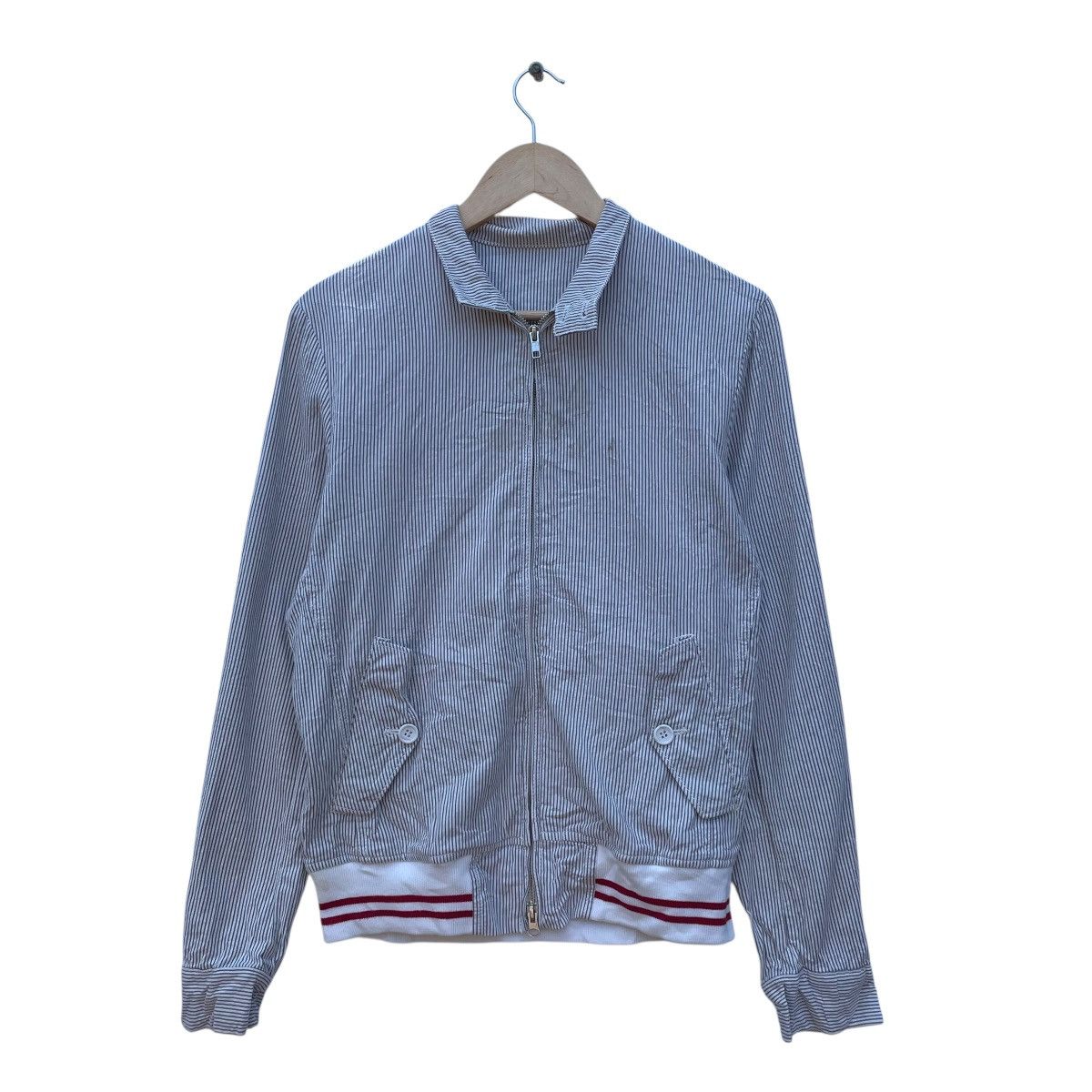 45rpm 💥Japanese Brand Takeo Kikuchi Hikory Stripe Down Jacket Size US M / EU 48-50 / 2 - 1 Thumbnail
