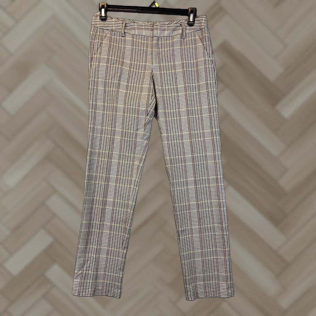 Tommy Hilfiger Tommy Hilfiger Pants Women 6 Brown Cotton Stretch Straight 76-6 Size 28" / US 6 / IT 42 - 1 Thumbnail