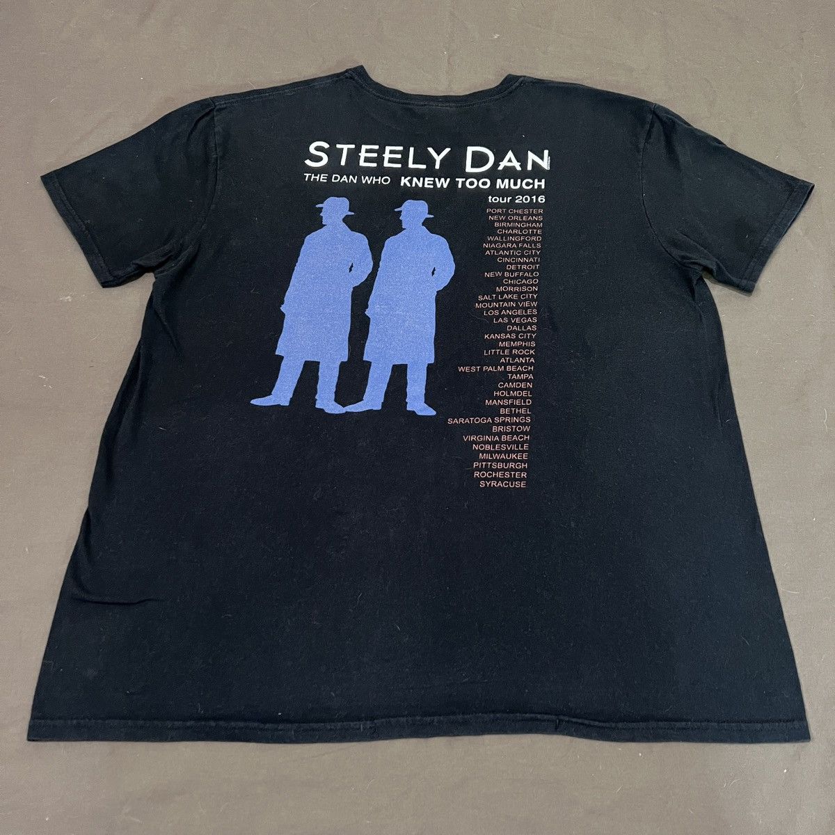Band Tees × Gildan 2016 Steely Dan Promo Tour Tee XL Size US XL / EU 56 / 4 - 6 Thumbnail