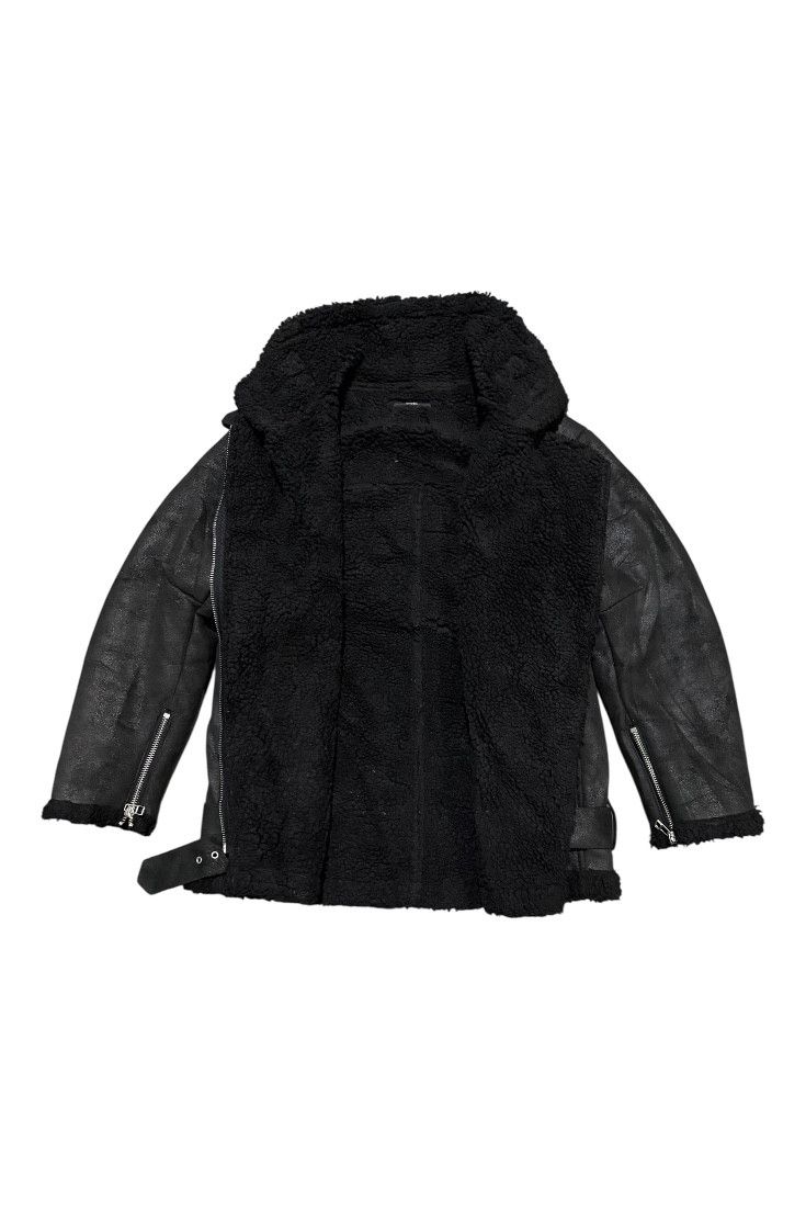 If Six Was Nine Japanese Emoda assymetris zipp fur jacket suede style B3 Size US L / EU 52-54 / 3 - 2 Thumbnail