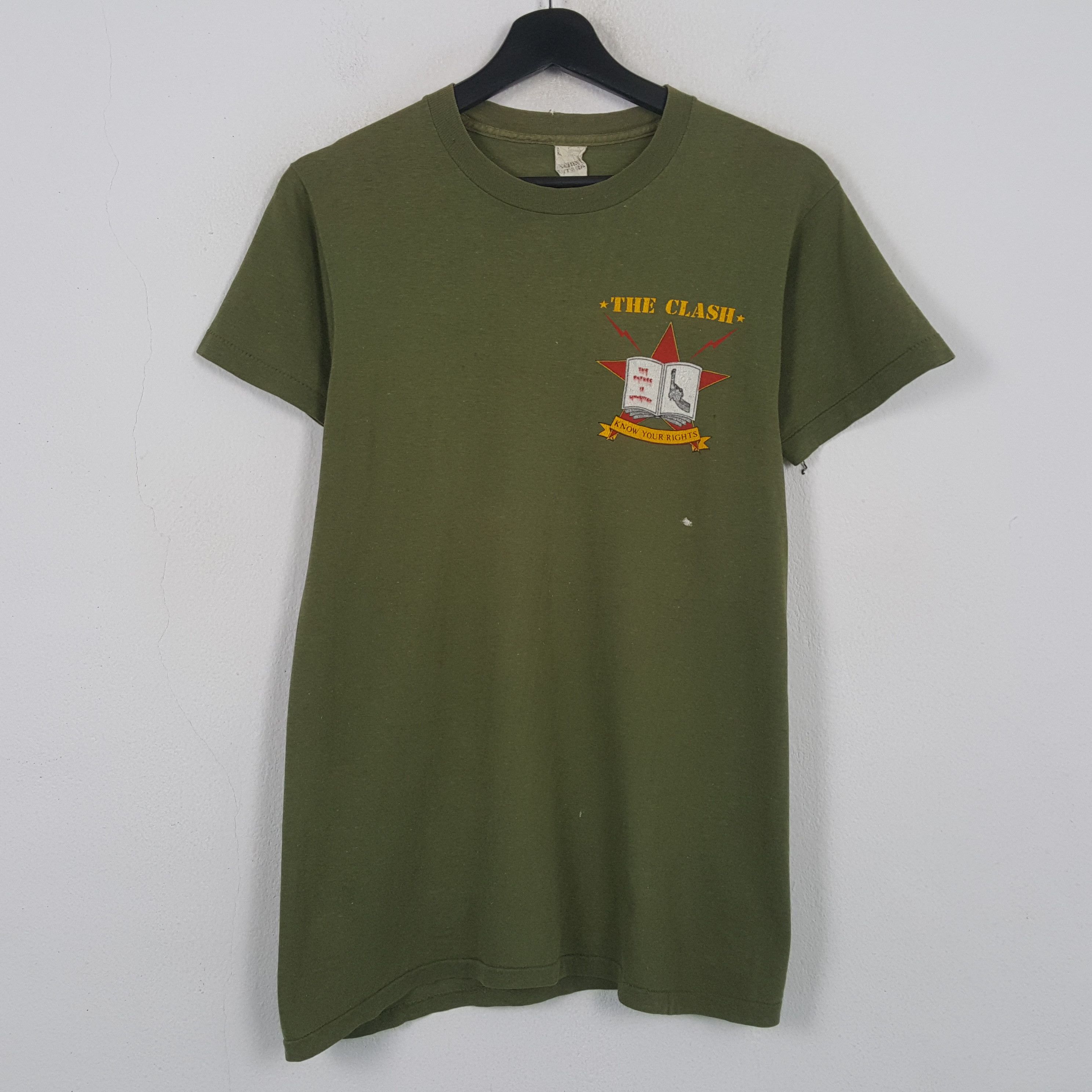 Band Tees The Clash Rock Band Vintage Tshirt 32 Size US S / EU 44-46 / 1 - 3 Thumbnail