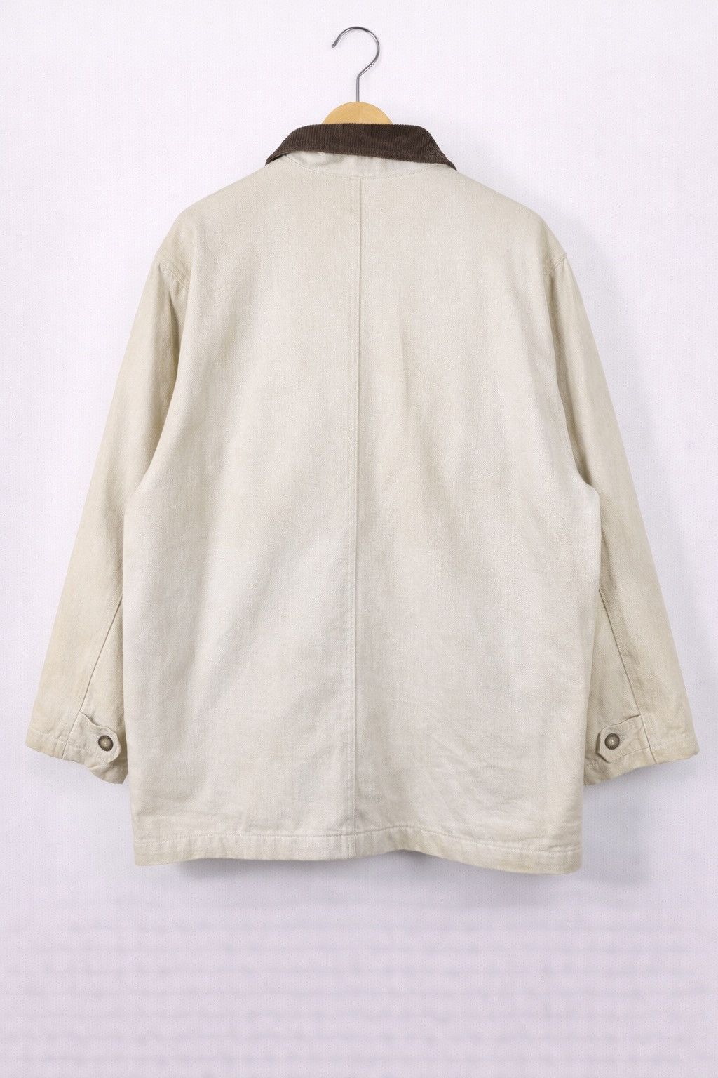 Japanese Brand BROWNIE Japanese Workwear Canvas Jacket Corduroy Collar Size US L / EU 52-54 / 3 - 2 Thumbnail