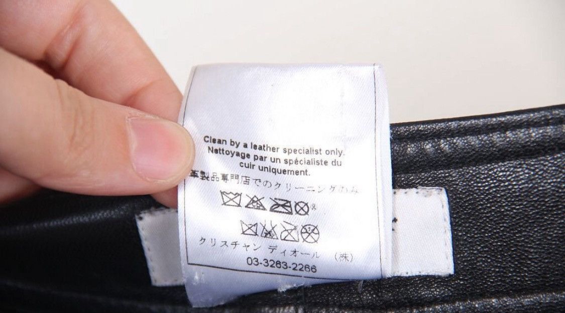 Dior Christian Dior Galliano 2002 Leather Biker Pants Rockstar Size 27" / US 4 / IT 40 - 7 Thumbnail