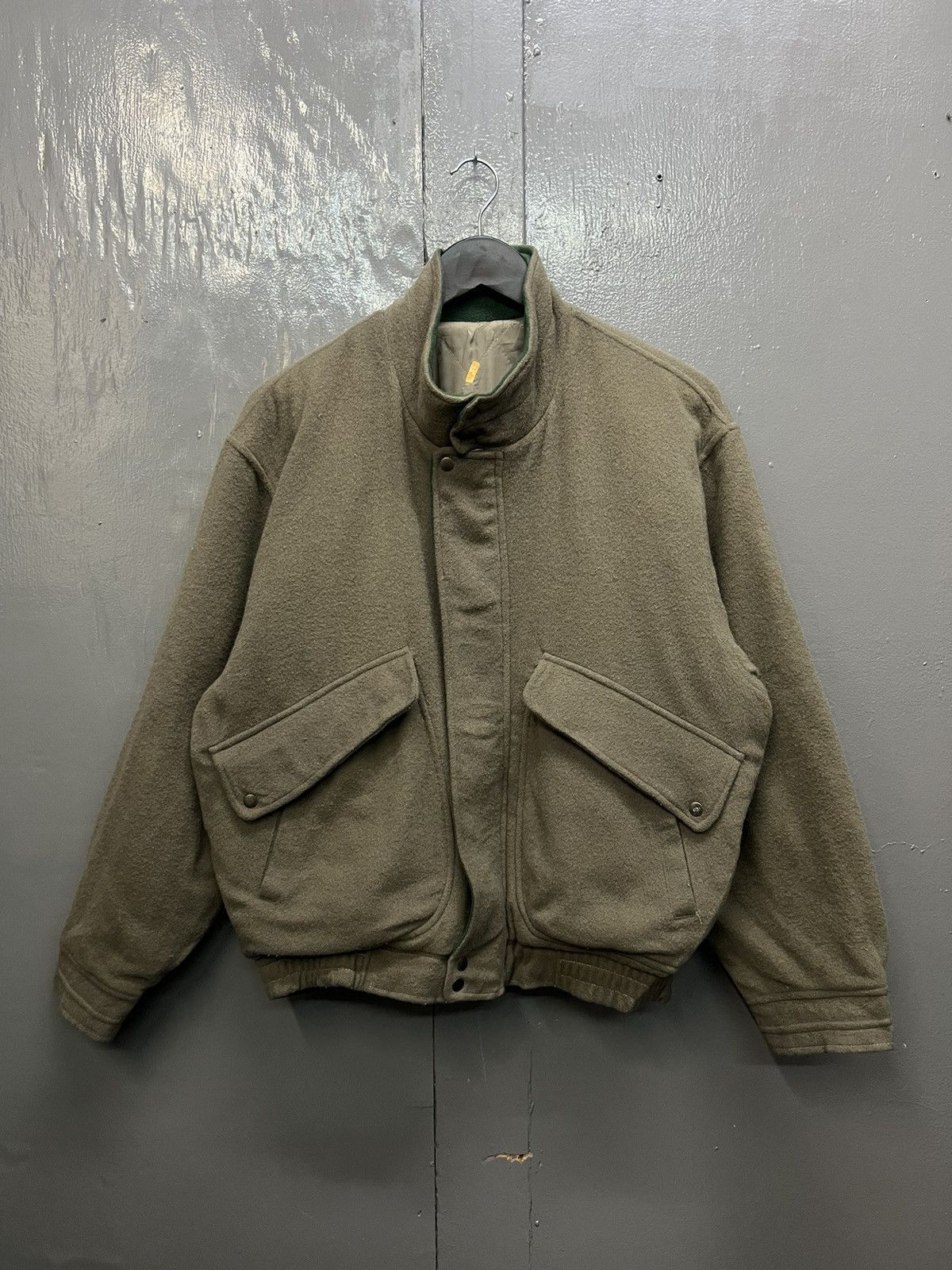 Vintage Vintage Skoal Wool Bomber Jacket Size US M / EU 48-50 / 2 - 1 Thumbnail