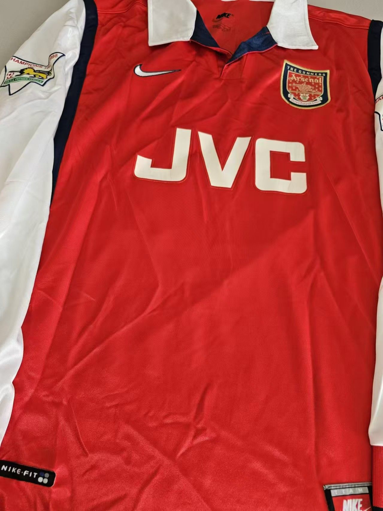 Other 1998 99 Arsenal 14 Henry Jersey Longsleeve Size US XXL / EU 58 / 5 - 3 Thumbnail