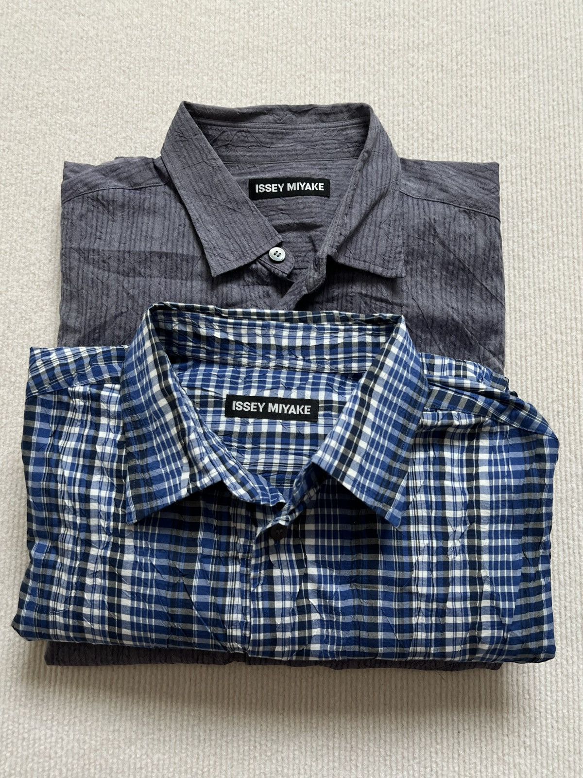 Vintage Issey Miyake textured shirt Size US M / EU 48-50 / 2 - 10 Thumbnail