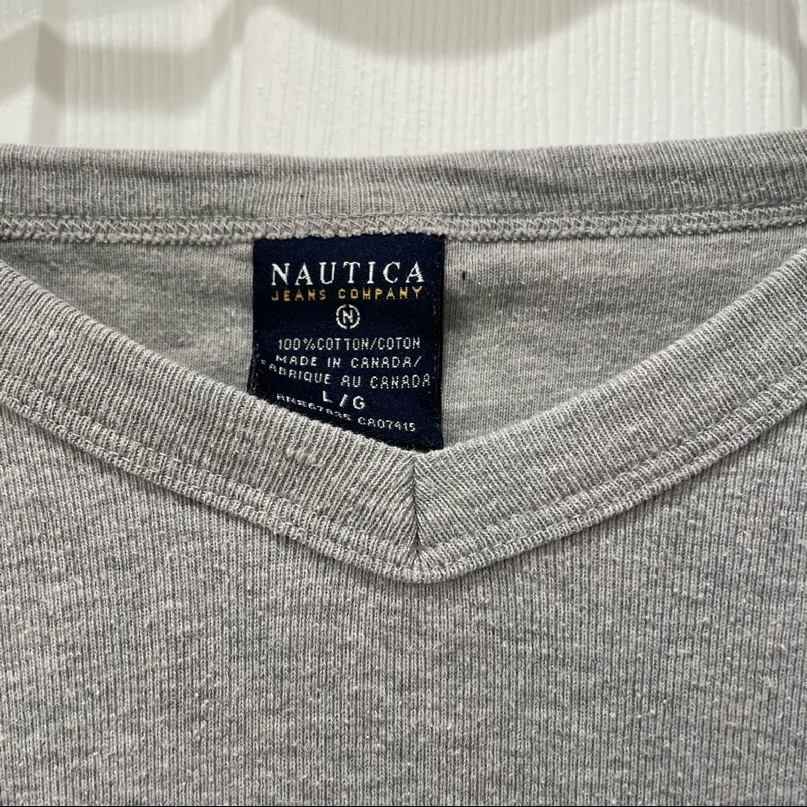 Nautica Nautica Long Sleeve V Neck L Size US L / EU 52-54 / 3 - 4 Thumbnail