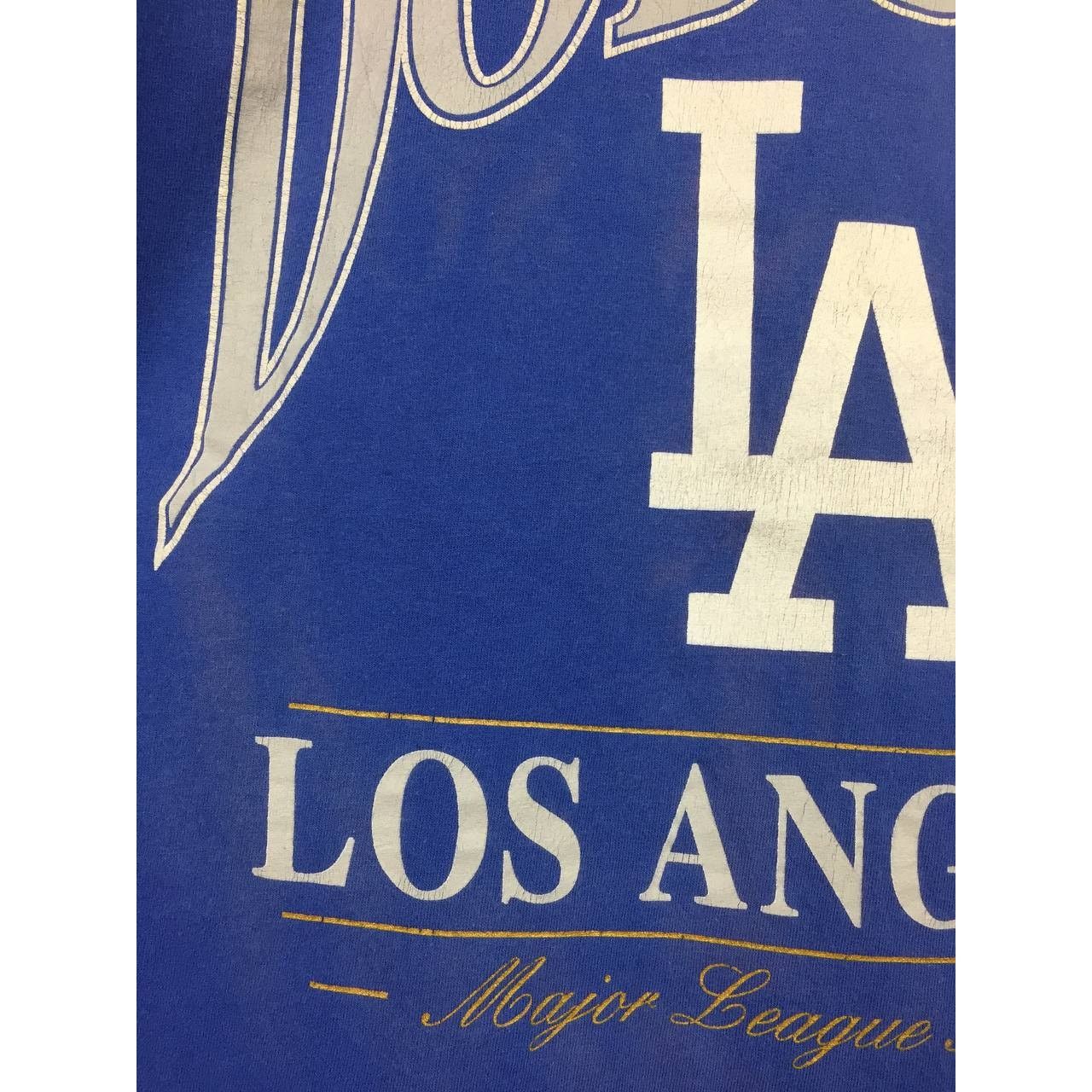 MLB Vtg 90s Nutmeg Los Angeles Dodgers MLB American Sport Tee Size US M / EU 48-50 / 2 - 6 Thumbnail
