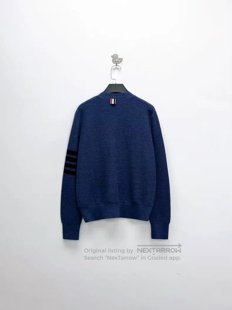 Thom Browne Thom Browne Blue-Black Knit Cardigan Jacket Size US S / EU 44-46 / 1 - 2 Thumbnail