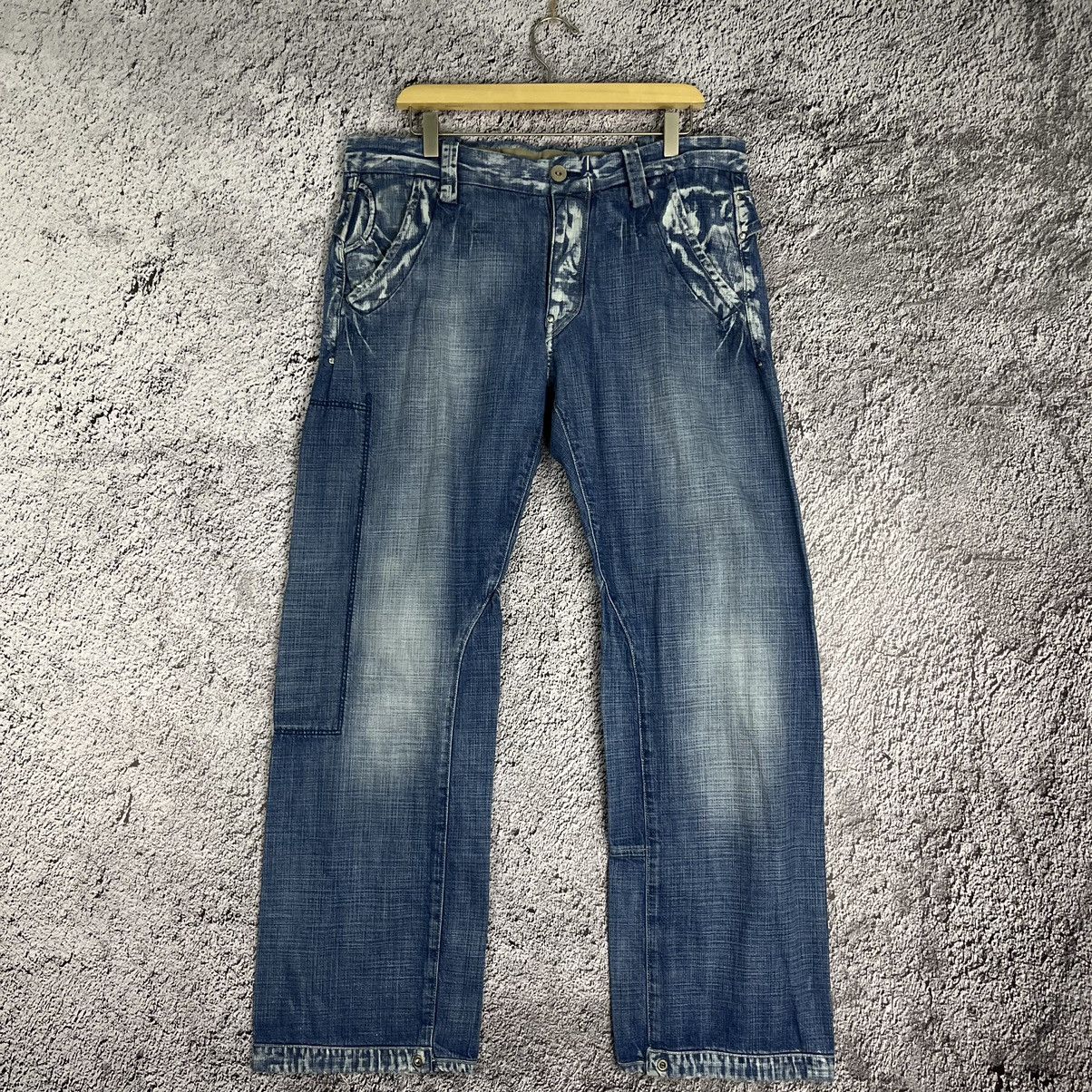 G-Star × Vintage 🔥VINTAGE🔥 G Star Raw Denim patch work Jeans kbwg 100 south Size US 36 / EU 52 - 3 Thumbnail