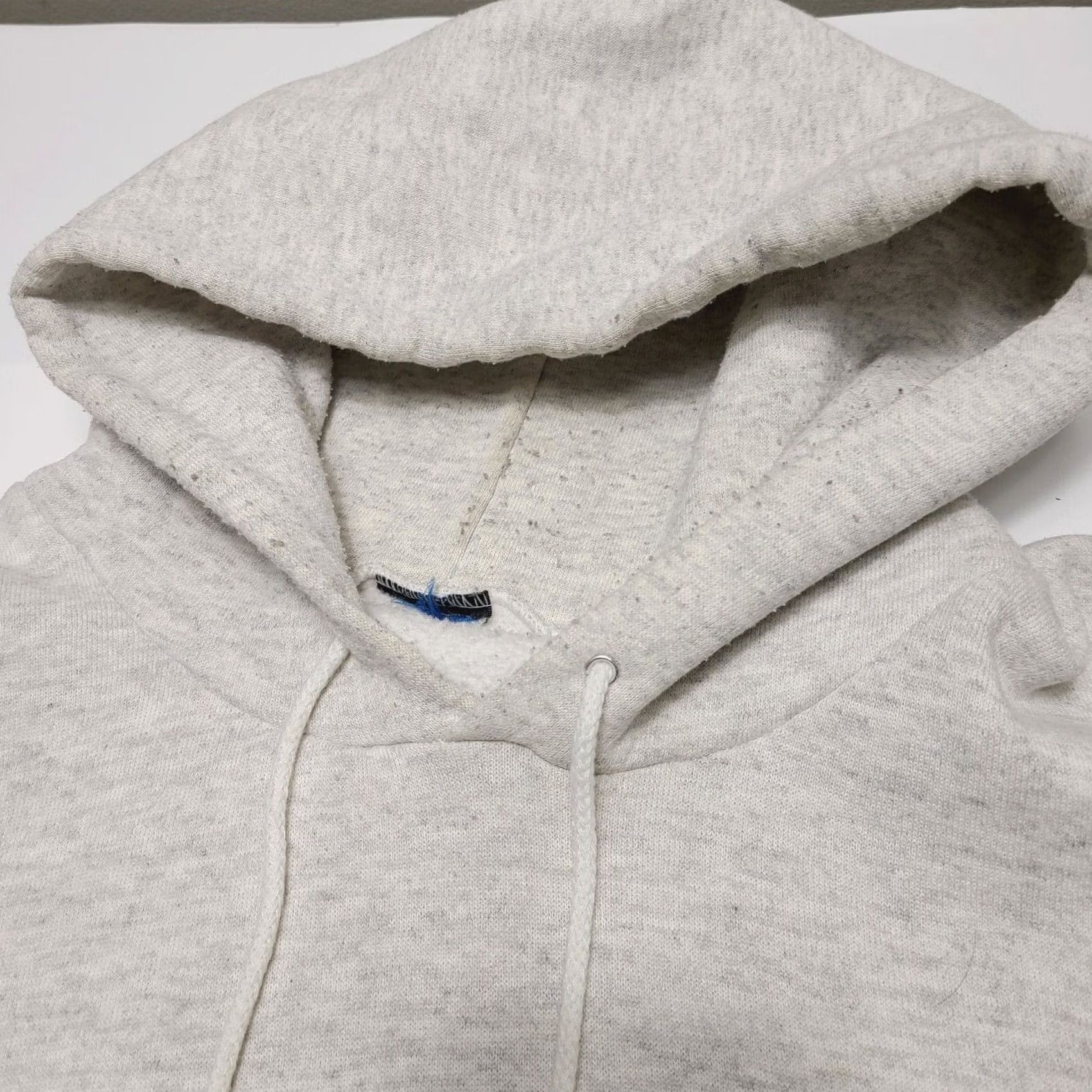 Vintage VINTAGE Olympic USA Hoodie Sweatshirt Pullover Grey Men XL Heavyweight 90s Mens Drawstring Long Sleeve Machine Washable Size US XL / EU 56 / 4 - 2 Thumbnail