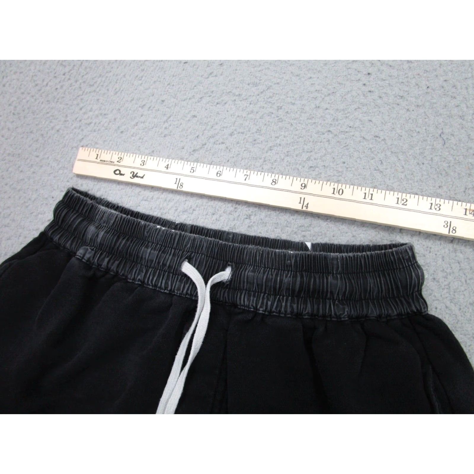 Vintage Black Icon Shorts Mens Large Black Limusa Team Distressed Goth Grunge Sweat Shorts Size US 33 - 5 Thumbnail
