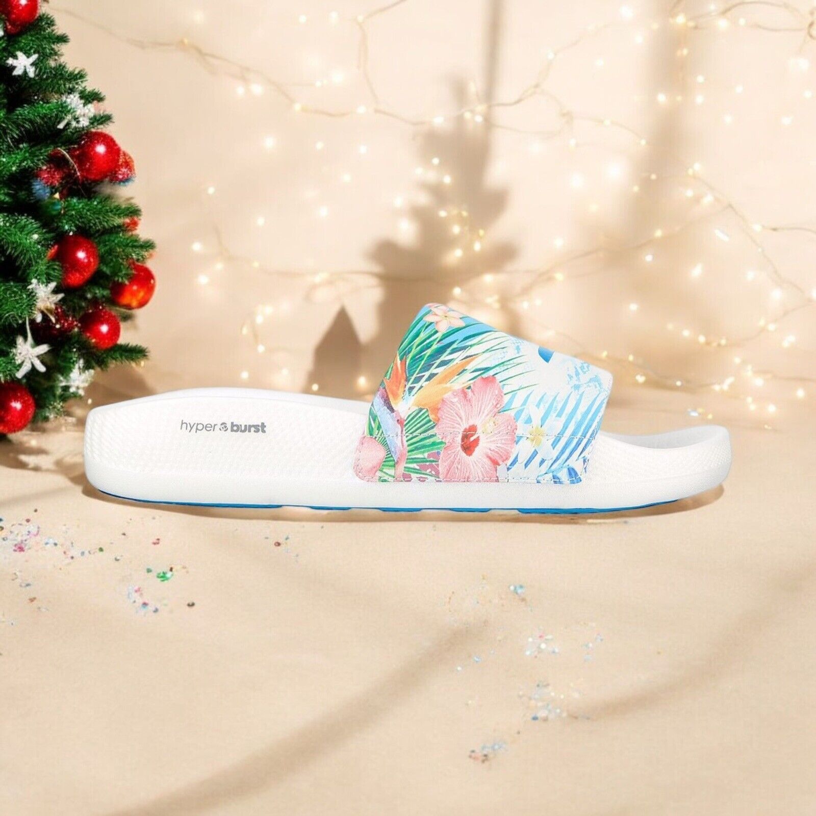 SKECHERS SKECHERS - WOMENS HYPER SLIDE - UNDER THE PALMS SANDALS Size US 6 / IT 36 - 3 Thumbnail