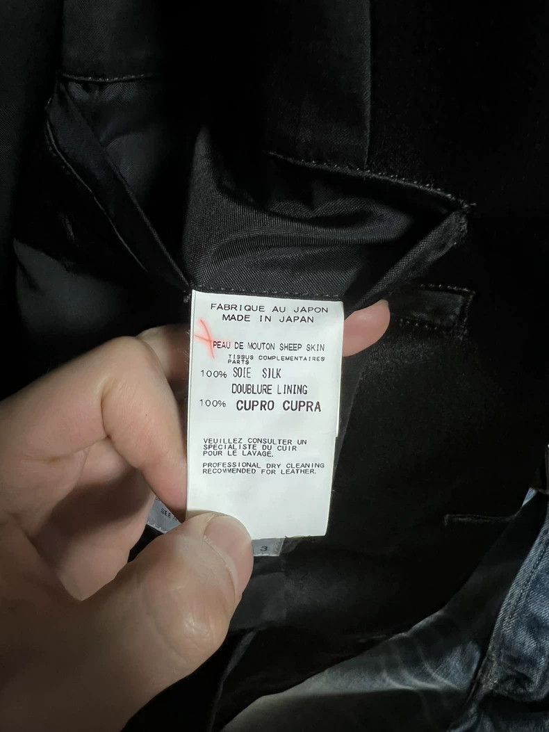 Yohji Yamamoto Yohji Yamamoto size 3 2010AW Sheepskin silk smoking suit 25 Size 38R - 3 Thumbnail