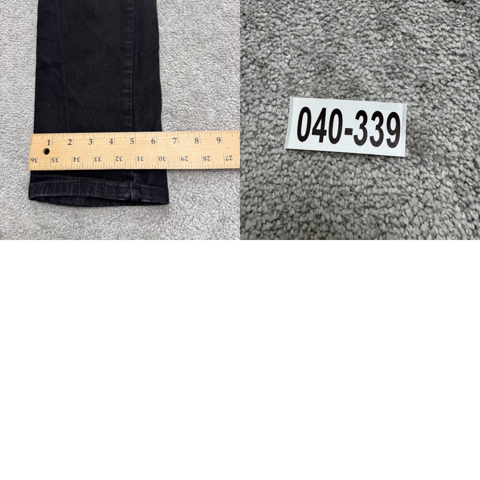 Levi's Levi's 502 Jeans Regular Taper Denim Mens 31x32 Black Dark Wash Cotton 5-Pocket USA Logo Casual Size US 31 - 10 Thumbnail
