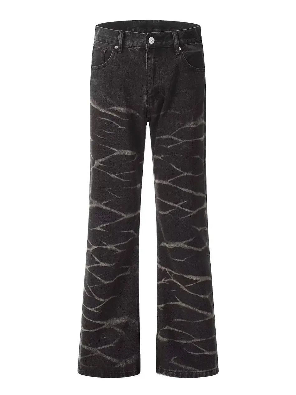 Japanese Brand × Jean Retro straight leg high street wavy jeans Size US 32 / EU 48 - 3 Thumbnail