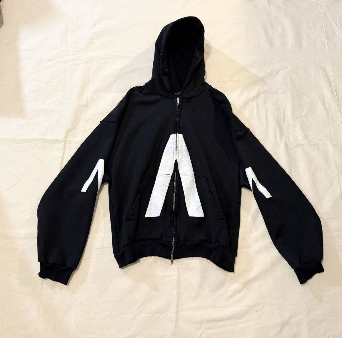 Balenciaga Archive Music Merch Zip Up Hoodie