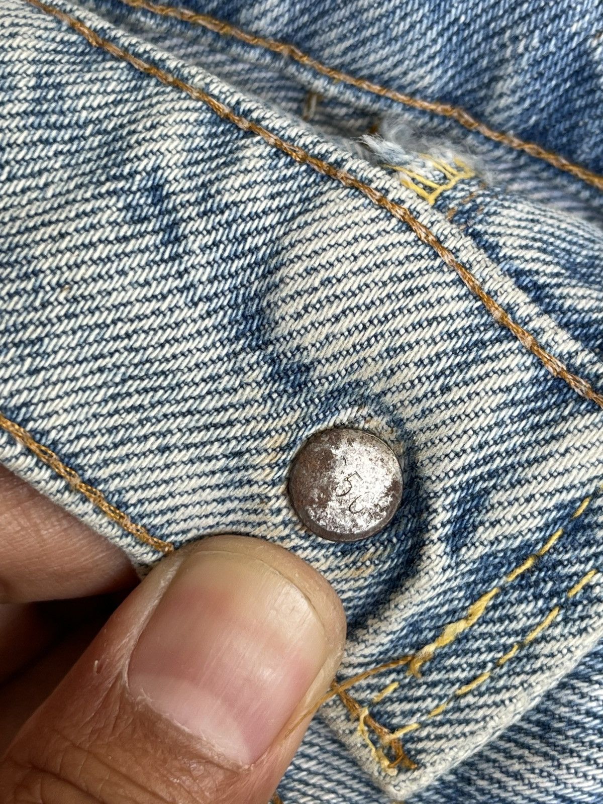 Levi's Vintage 80's Distressed Levis Size US 36 / EU 52 - 11 Thumbnail