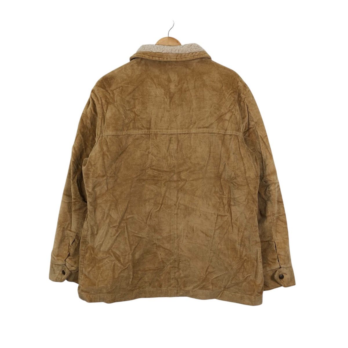 William Barry Vintage 70s WILLIAM BARRY USA Corduroy Sheepskin Jacket Size US L / EU 52-54 / 3 - 4 Thumbnail