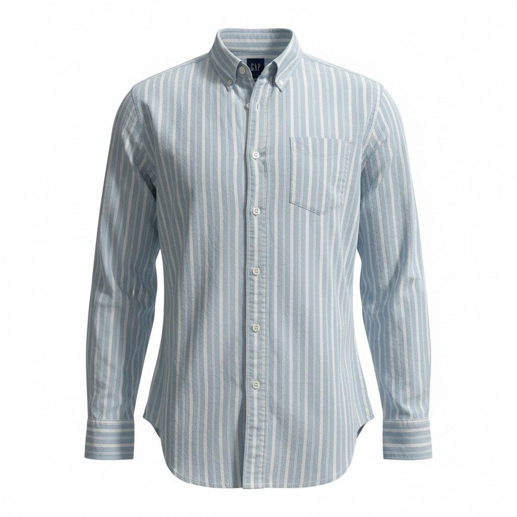 Gap GAP Men’s Long Sleeve Button-Down Shirt Size Large Size US L / EU 52-54 / 3 - 2 Thumbnail