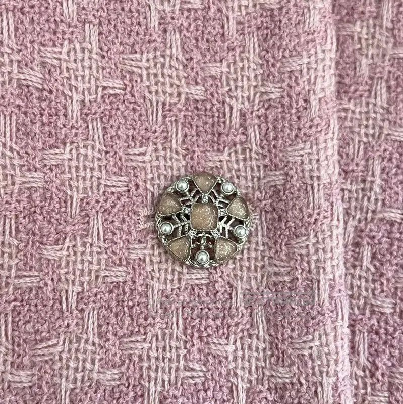 Chanel Chanel Pink Wool Women's Jacket . Size XS / US 0-2 / IT 36-38 - 6 Thumbnail