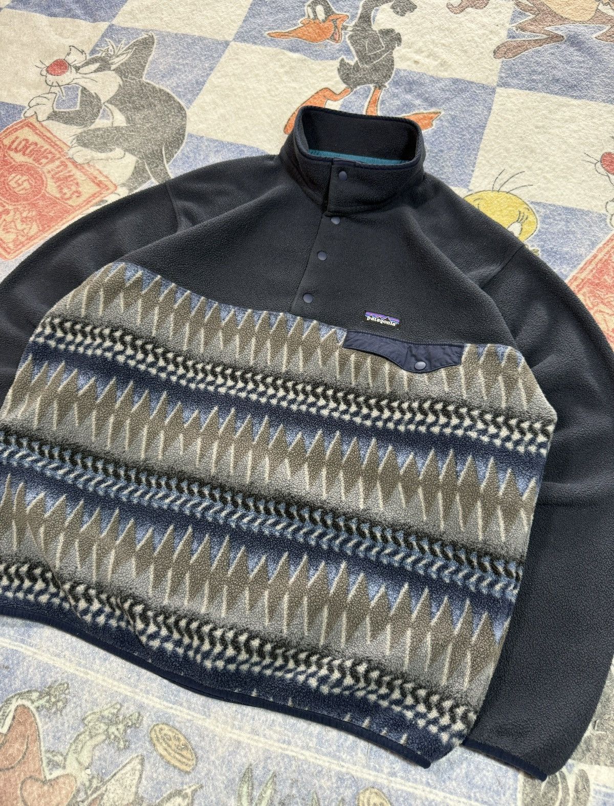 Patagonia Patagonia synchilla button fleece Size US L / EU 52-54 / 3 - 2 Thumbnail