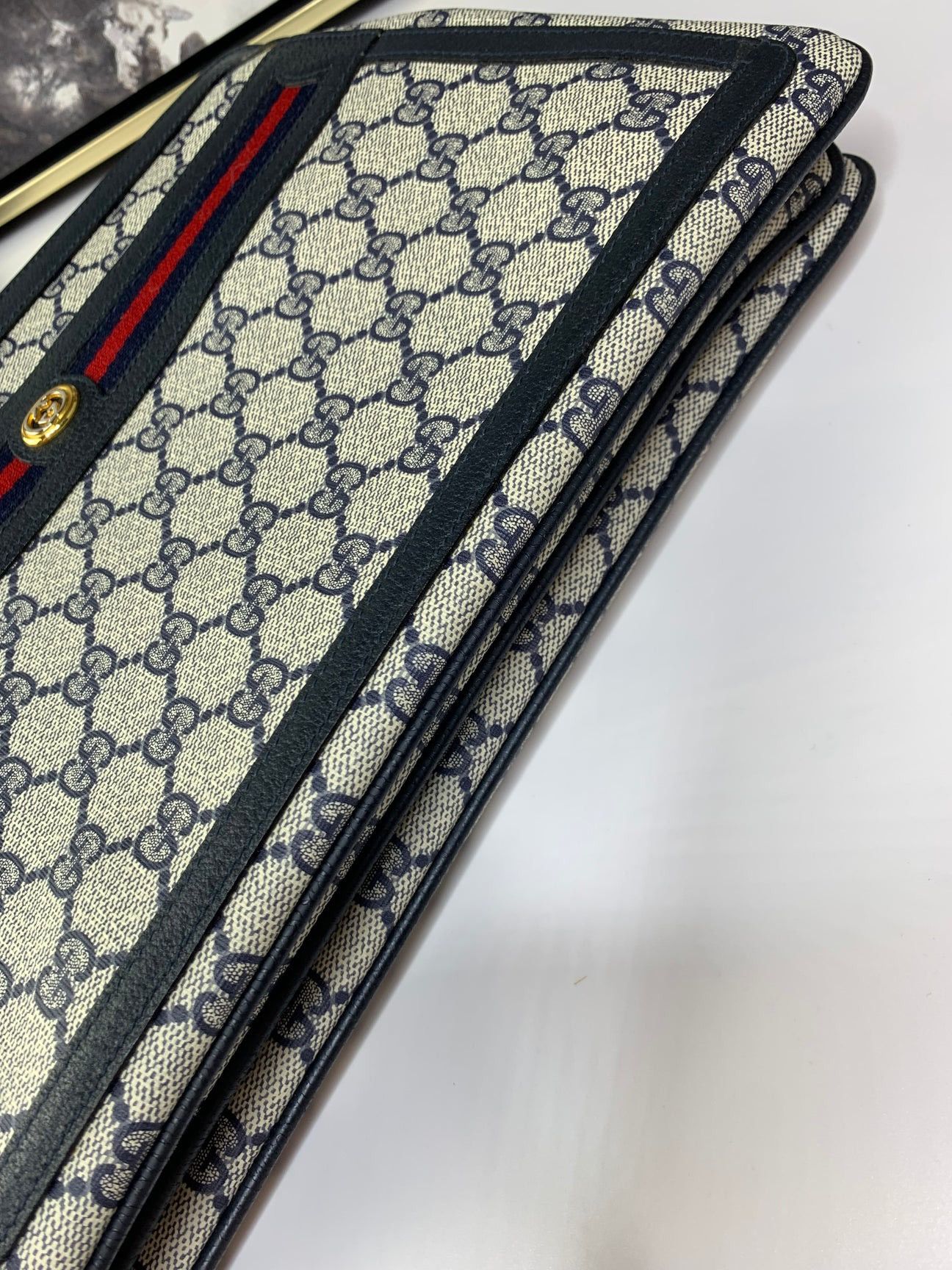 Gucci Authentic Gucci ophidia shoulder bag Blue Size ONE SIZE - 4 Thumbnail