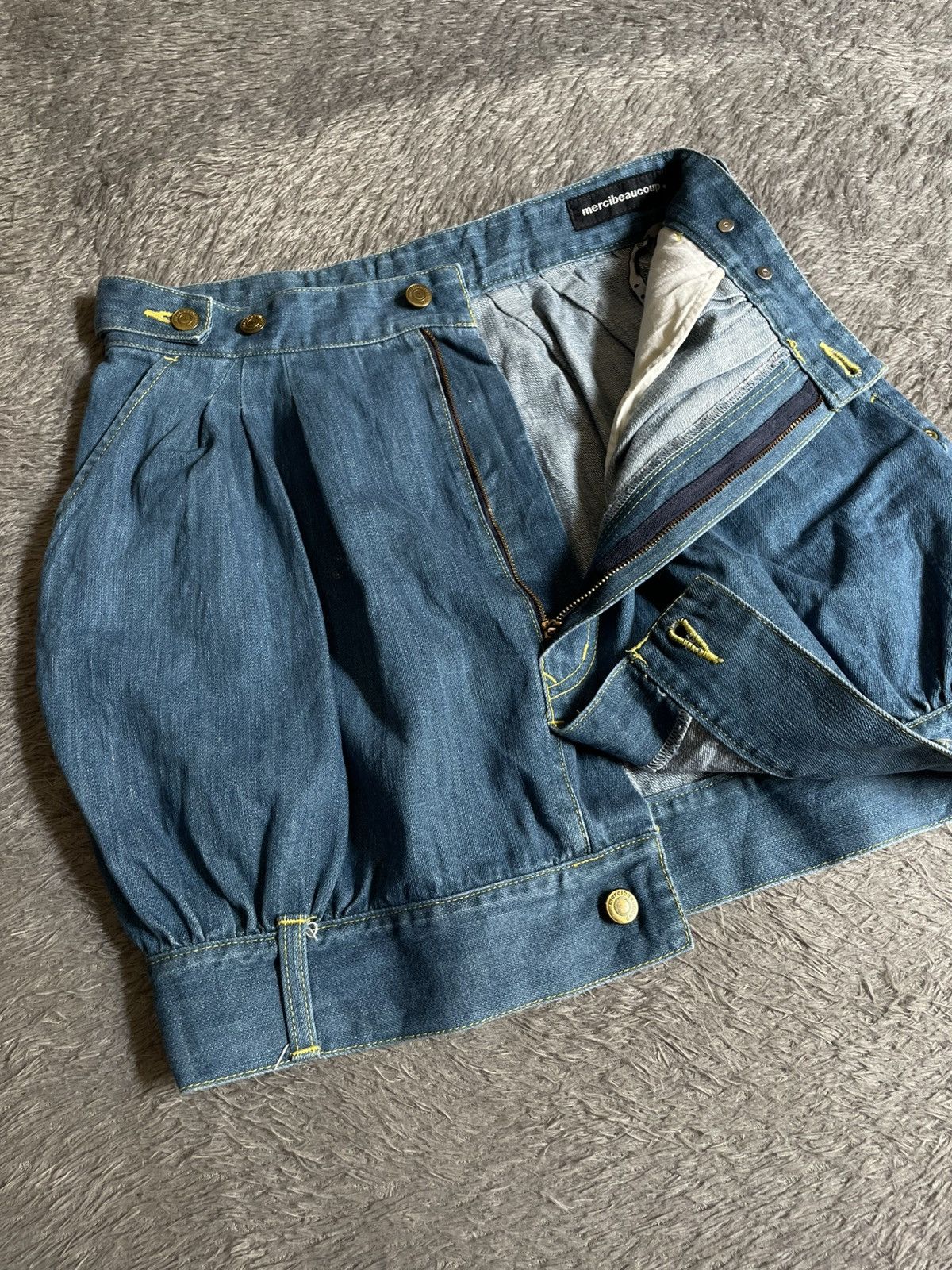 mercibeaucoup Mercibeaucoup balloon mini skirt by issey miyake Size 31" - 4 Thumbnail