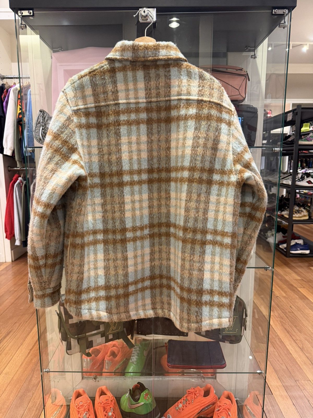 Kith Kith Fleece Flannel Jacket - Blue Beige Size US L / EU 52-54 / 3 - 2 Thumbnail