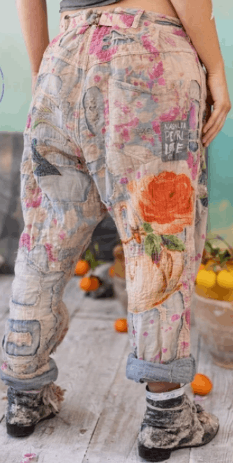 Magnolia Pearl Magnolia Pearl Wallpaper Miner Denim #818 NWT Size 34" / US 12 / IT 48 - 1 Thumbnail