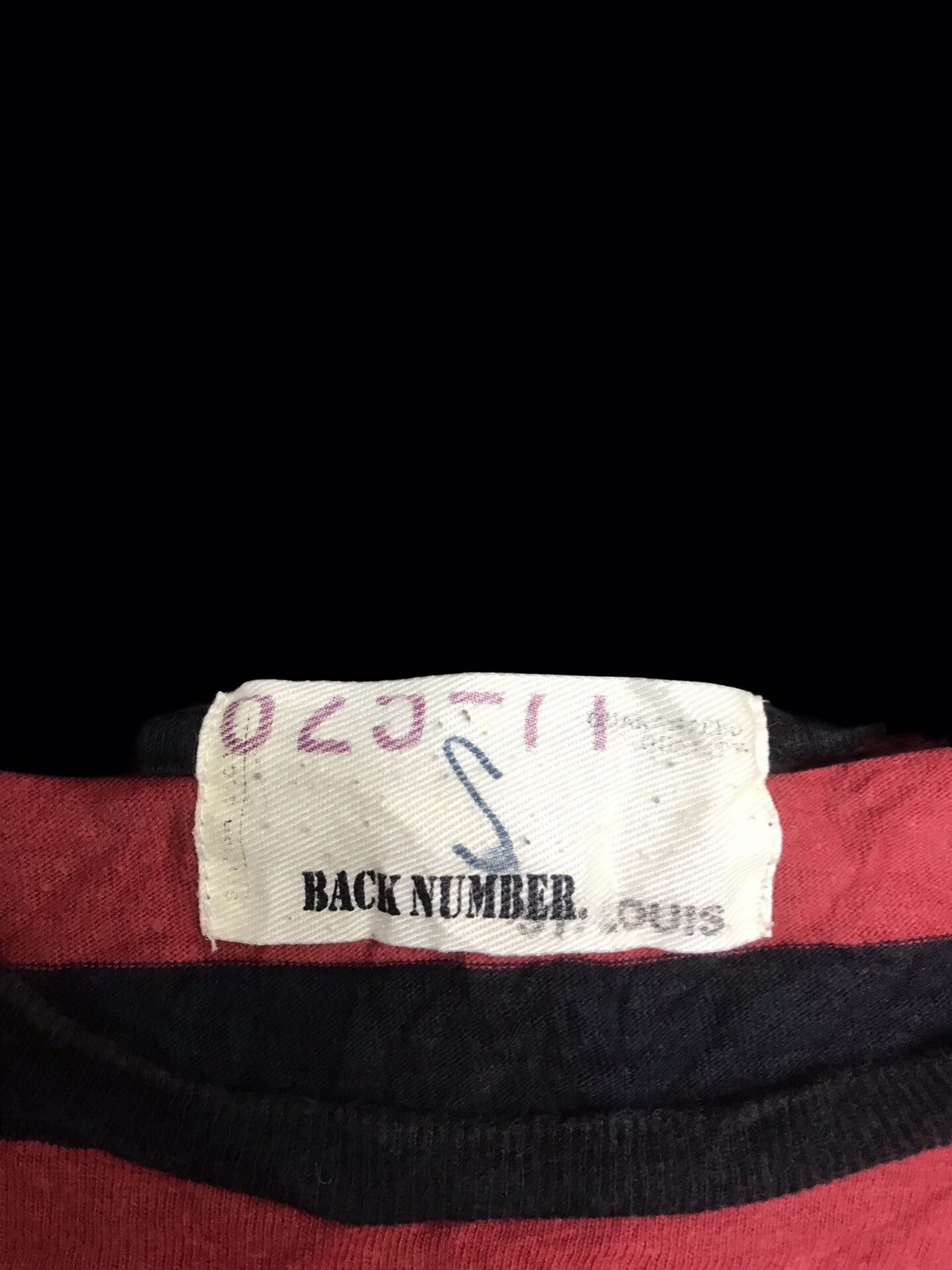 Japanese Brand 💥KURT COBAIN STYLE💥Back Number Japan Prisoner Stripe Shirt Size US S / EU 44-46 / 1 - 5 Thumbnail