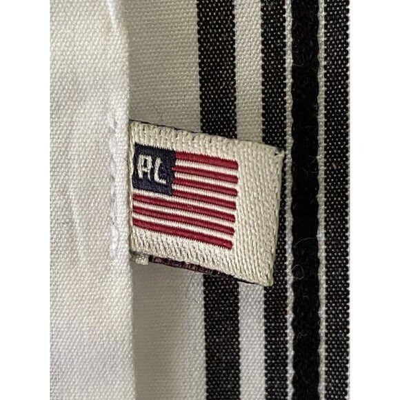 Ralph Lauren Vintage Ralph Lauren Polo Jeans White and Black Button Down Size US XL / EU 56 / 4 - 8 Thumbnail