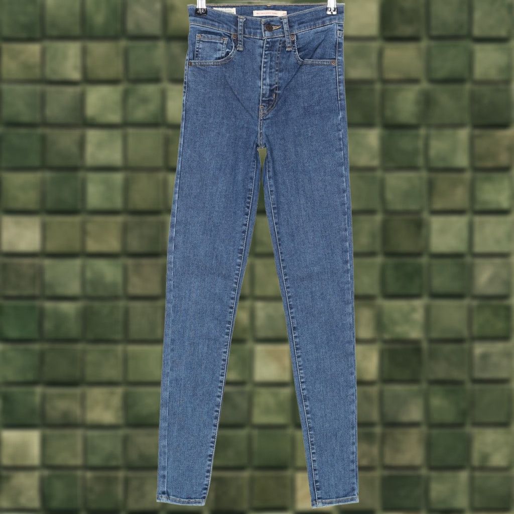 Levi's VINTAGE LEVI’S MILE HIGH SUPER SKINNY PREMIUM Big E Stretch Jeans Women Size W24 L30 Size 42" / US 20 - 1 Thumbnail