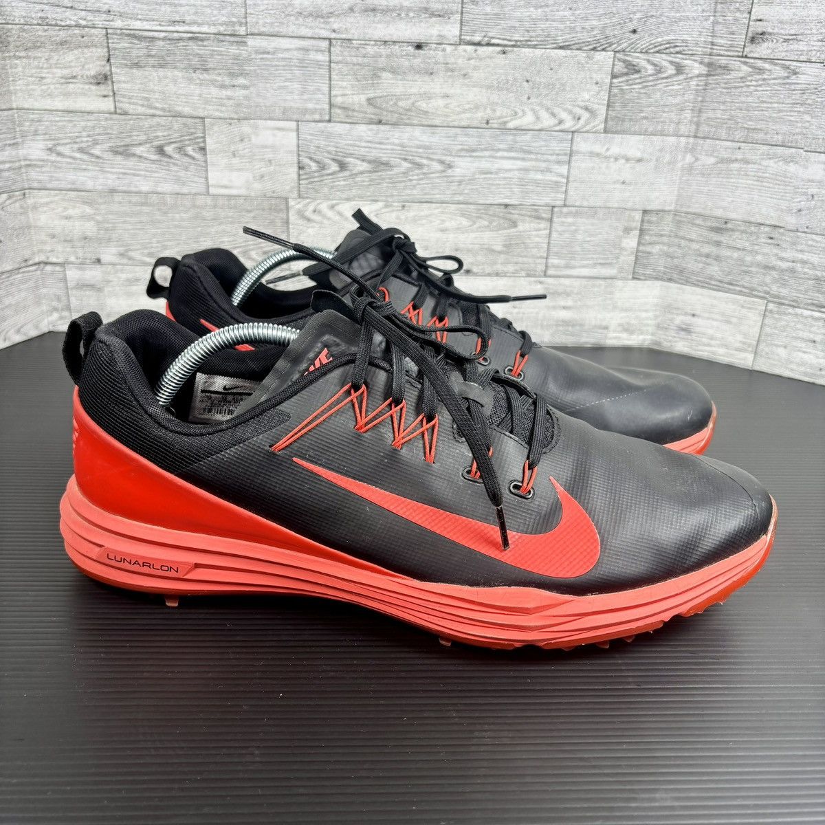 Nike Nike Lunar Command 2 Men's Sz 13 Golf Shoes 849968-001 Size US 13 / EU 46 - 4 Thumbnail