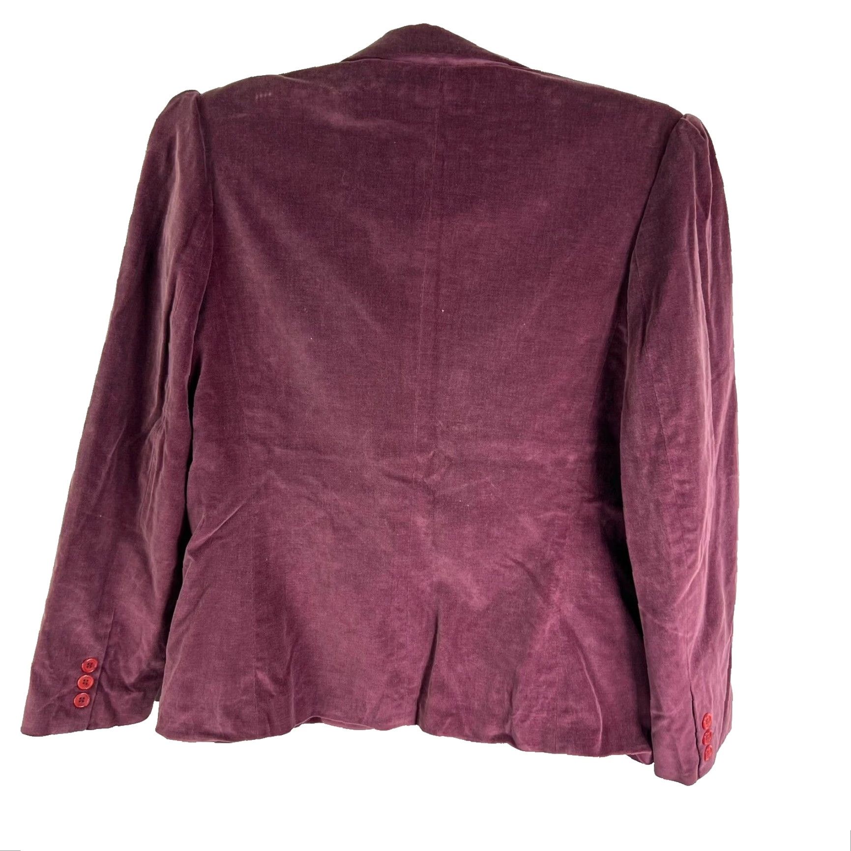 Vintage VINTAGE Personal Blazer Shirt Women 7 Purple 80s Designer Notch Lapel Single-Breasted Tailored Jacket Regular Size 7 Mauve US Seller Size M / US 6-8 / IT 42-44 - 2 Thumbnail
