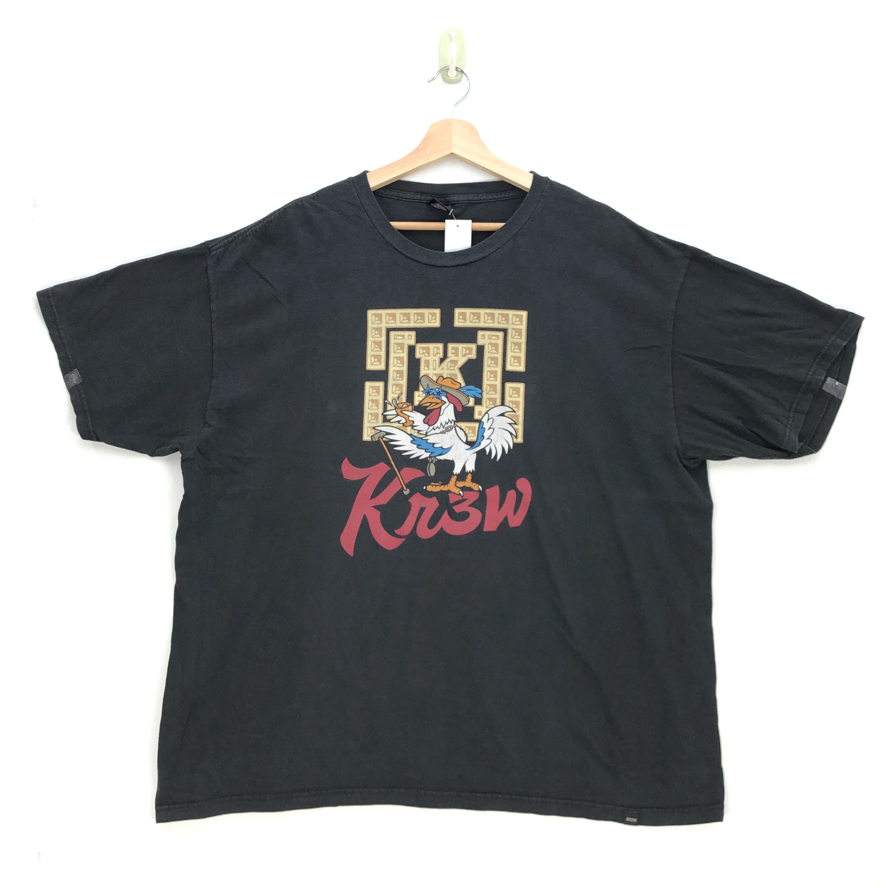 Japanese Brand Vintage Kr3w Big Logo T Shirt SoCal Tees Size US XL / EU 56 / 4 - 2 Thumbnail