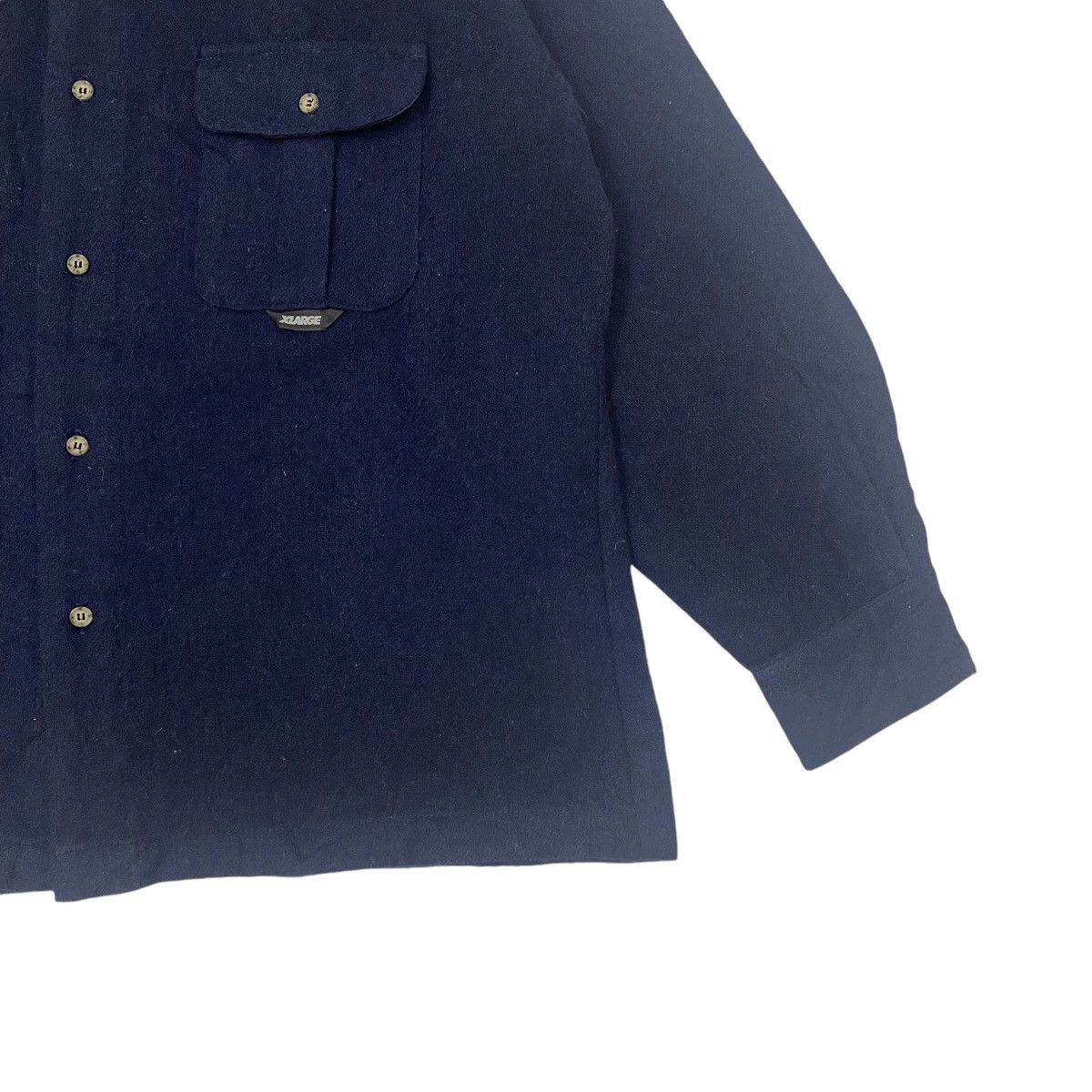 Japanese Brand Vintage XLARGE Double Pocket Wool Button Jacket Size US M / EU 48-50 / 2 - 9 Thumbnail