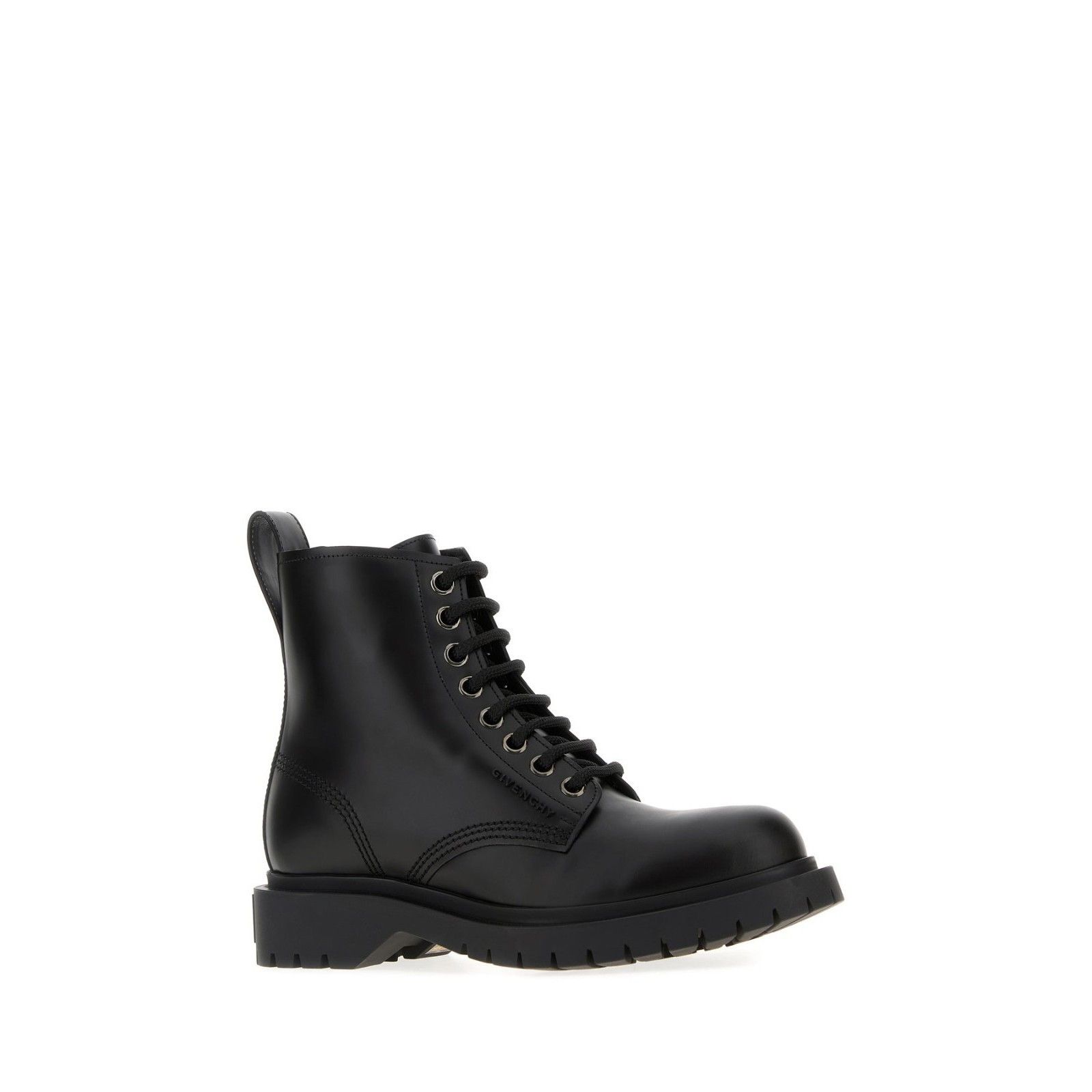 Givenchy GIVENCHY Lace Black Leather Ankle Boots New & Authentic (Wom Size US 10 / IT 40 - 2 Thumbnail