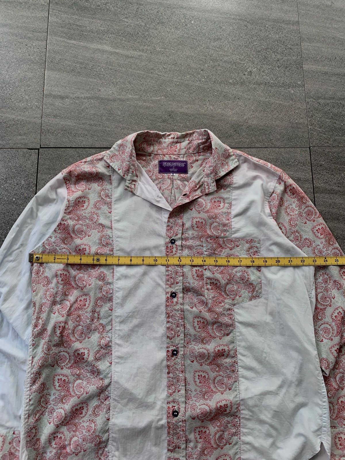 Nepenthes FREE TAX! Patchworked Paisley Ls Shirts Size US M / EU 48-50 / 2 - 9 Thumbnail